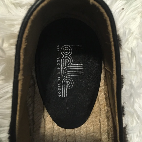 Belle Sigerson Morrison fur flats size 8 - Picture 9 of 10